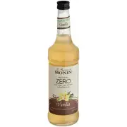Monin Zero Calorie Natural Vanilla Flavoring Syrup 544SYPAD045B