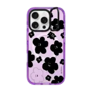 iPhone 16 Pro Impact Ring Stand Case MagSafe Compatible FLOWER MO (V2)