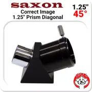 Saxon 45° 1.25″ “Correct Image” Star Diagonal for telescope (Part # 515014)