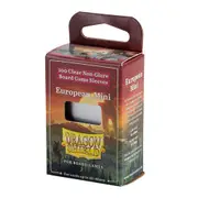 Dragon Shield Board Game Sleeves - Clear Non-Glare - European Mini 45x68mm 100ct
