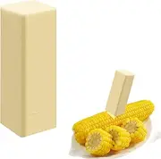 Scalable Butter Spreader Plastic Dishwasher Safe Corn Cob Butterer Holder with Built-in Cover Corn Cob Butter On Pancakes, Waffles, Bagels and Toast Dispenser