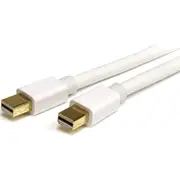 StarTech.com 6ft (2m) Mini DisplayPort Cable, 4K x2K Ultra HD Video, Mini DisplayPort 1.2 Cable, Mini DP Cable for Monitor, Whit