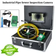 Sewer Camera HD Drain 4.3" LCD Monitor 1000 TVL Pipe Pipeline Inspection System