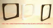 120mm 240mm 360mm AIO Radiator Shroud Computer Fan PC Case Mod Custom Airflow