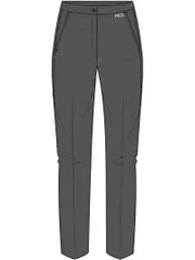 Girls Charcoal Tailored Pants With Emb