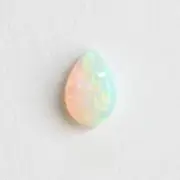 5.9 x 4mm pear 0.34ct Australian opal natural solid white light opal loose stone