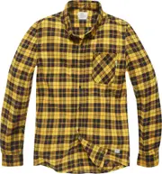 Vintage Industries Riley Flannel Shirt, yellow, Size 3XL for Men