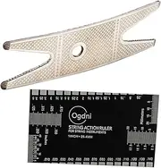JOINPAYA 1 Set String String Action Ruler and Adjustment Tool Kit for Guitar Violin Durable Luthier Tools Accurate Measurement for Beginners and Professionals