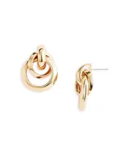 Kenneth Jay Lane Love Knot Drop Earrings