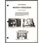 Massey Ferguson 1010 and 1020 Tractor Service Manual 97 Pages