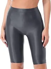 [GRRKDFQ] Women Lingerie High Waist Shorts Elastic Waistband Short Leggings Swimwear