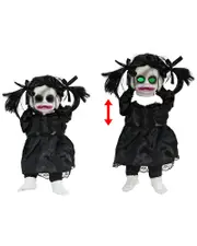 Possessed Doll Animated Decoration 27cm
