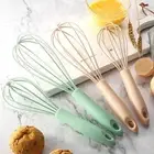 Cream Cooking Silicone Milk Frother Baking Mixer Blender Egg Beater Whisk