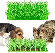 Lick Lawn for Cats, Lick Lawn Enrichment Mat, Silicone Grass Mat for Cats, LickLawn for Cat, Grass Mat for Pets Easy to Clean Pet Mat, Silicone Slow Feeding Snuffle Mat, for Cat and Dogs