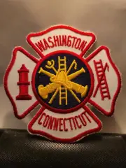Washington Connecticut Fire Department Iron-on Patch