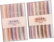 GRADENEVE 12Pcs Professional Highlighting Mark Pens for Students Smooth Writing Easy Pull Design for Note Taking Color Coding Journaling and Book Marking