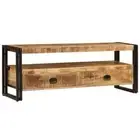 vidaXL TV Cabinet 120x35x45 cm Solid Mango Wood 2BB