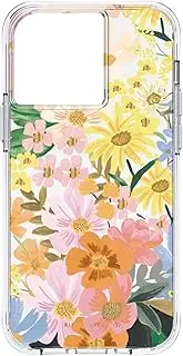 Rifle Paper Co - Case for iPhone 13 Pro - 10 ft Drop Protection - Gold Foil Accents - 6.1 Inch - Marguerite
