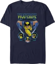 Wolverine Attack Collage Marvel Comics T-Shirt