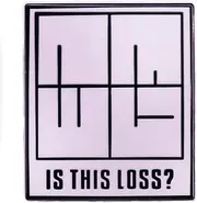 [Pinstant] Is This Loss? Loss Internet Meme Webcomic Miscarriage Minimalist Seven Lines 1.2" Enamel Pin Badge, 1.2 Inches Wide, Enamel, enamel