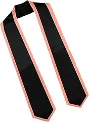 [Generic] Graduation Stole - Satin Sash, Graduation Ceremony Stole | Premium Long Unisex Plain Graduation Stole, Personalized Graduation Stole for Adults, Elegant Stole for Graduation Ceremony