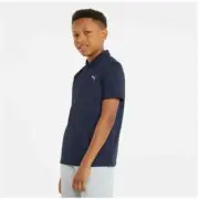 Puma Boy's Essential Golf Polo Navy Blazer Size Small NWT