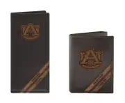 ZEP-PRO U of AUBURN TIGERS Leather Debossed Wallet Checkbook or Trifold