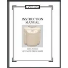 Breadman Cool Touch Bread Maker Machine Owner and Recipe Manual(Only!) 52 pages