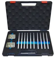 All Industrial 1-2-3 Blocks 1 Pair 23 Holes & 1/8" 10 Pc.Thin Parallel Set