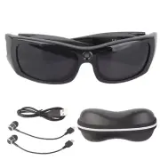 HD Camera Headset Glasses Polarized Lens Clear Bluetooth Video Free Shipping