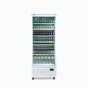 Bromic Upright Display Fridge with Lighbox Glass Door 690L - White