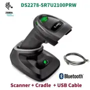 Zebra DS2278-SR7U2100PRW Cordless Bluetooth Area Imager 1D/2D Barcode Scanner US