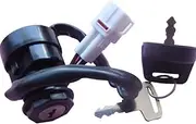 Ignition Barrel Key Switch for Warrior for BIGBEAR YFM350 for Banshee YFZ350 for Kodiak YFM400 for Raptor YFM50 /80 YFM350 4 Wire ATV Ignition Key Switch Motor Ignition Key Switches