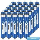 25 Pack 150GPD RO Membrane Home Under Sink Reverse Osmosis 12" x 2" Water Filter