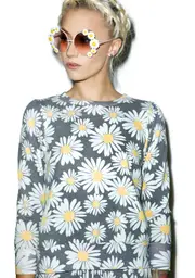 [Wildfox Couture] Daisy Train Couch Princess Sweater