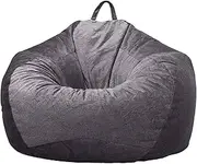 Office Chair Cover Home Bedroom Big Bean Bag Soft Furniture Parts Multifunction Washable Dustproof Living Room for Adults Children,W3,90x110cm