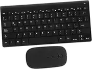 OSALADI Wireless Keyboard Mouse Latin Layout Computer Accessory Sturdy Resin Modern Design