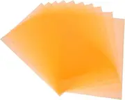 KICHOUSE 10pcs Filter Plate Transparent LED Display Film Light Photography Supplies Film for Glass Supplies Color Correction Transparency Photography Supplies Orange