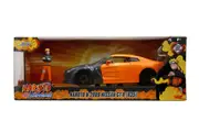 Naruto - Nissan GT-R R35 (2009) 1:24 Scale with Naruto Figure Hollywood Rides Diecast Vehicle