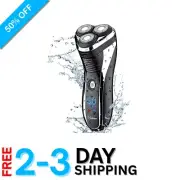 Gentle Waterproof Rotary Razor with Pop-Up Trimmer for Beard & Face Care