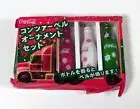 Coca Cola bottle shaped contour 3 bell Xmas ornaments set, Japan 2011 unopened