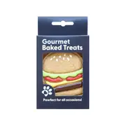 Gourmet Baked Burger Cookie Dog Treat