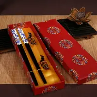 在飛比找樂天市場購物網優惠-中國特色禮品筷子禮盒裝一對筷子中國風工藝品出國創意送老外禮物