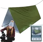 Shelter Survival Tent - Survival Shelter Tube Tent - Lightweight Windproof Waterproof Lifesaving Gear, Tarp Sleeping Bag Thermal Sack Blanket for Hiking