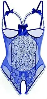 [GRRKDFQ] Women's Pyjama Sets Erotic Lingerie for Underwear Open Crotch Transparent Lingerie