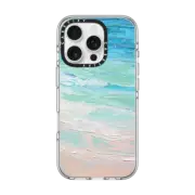 iPhone 16 Pro Clear Case MagSafe Compatible Ocean Tides