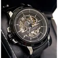在飛比找森森購物網優惠-MASERATI手錶, 男女通用錶 46mm 銀黑圓形精鋼錶