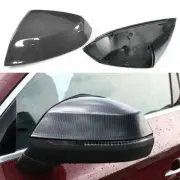 Carbon Fiber Car Side Mirror Cover W/O Lane Replace For Audi Q5 SQ5 Q7 SQ7 18-22