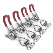 4pcs Toggle Latch Clamp 304 Stainless Steel Pull Hasp Latches Quick Release H...