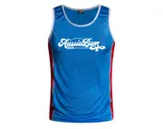 Nylon Singlet Blue/red Singlet M